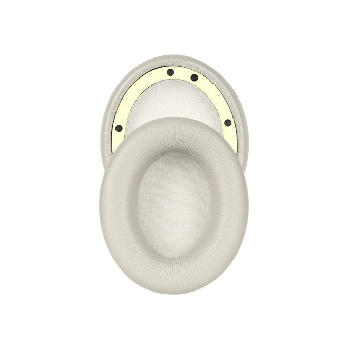 Coussinets de rechange pour Beats Studio Pro, Mousse à mémoire + cuir PU, Grises, 1 Paire