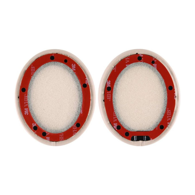 Coussinets de rechange pour Beats Studio 2.0 et 3.0, Mousse à mémoire + cuir PU, Beiges, 1 Paire