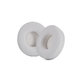 Coussinets de rechange pour Beats Solo 4, Mousse à mémoire + cuir PU, Blanches, 1 Paire