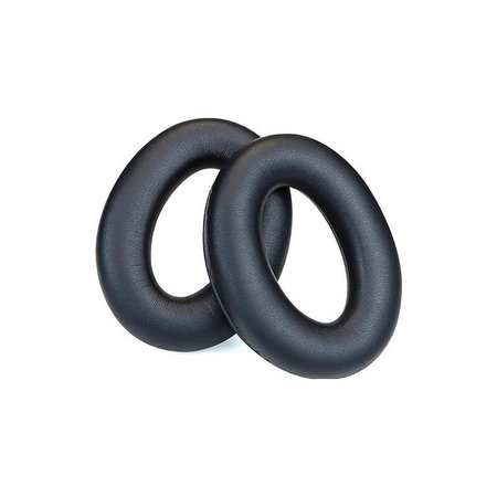 Coussinets de rechange pour Bose Aviation 30, Mousse à mémoire + cuir PU, Noires, 1 Paire