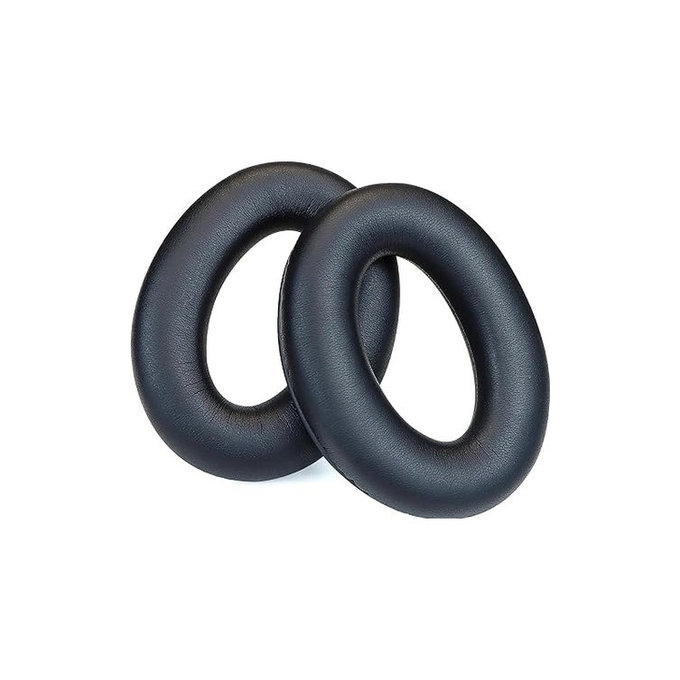 Coussinets de rechange pour Bose Aviation 30, Mousse à mémoire + cuir PU, Noires, 1 Paire