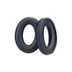 Coussinets de rechange pour Bose Aviation 30, Mousse à mémoire + cuir PU, Noires, 1 Paire