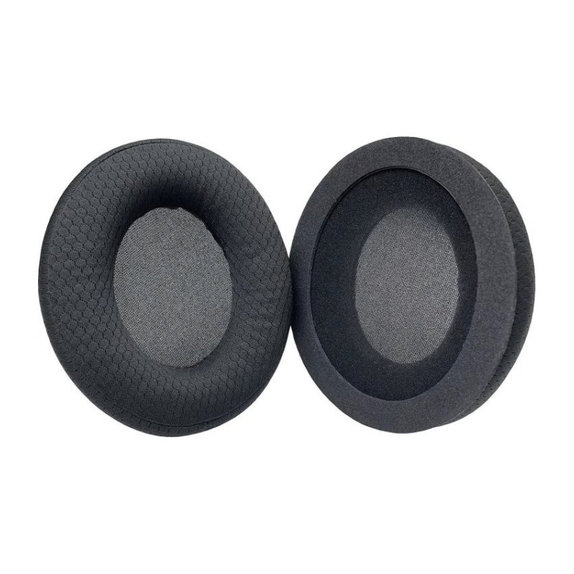 Coussinets de rechange pour Kingston HyperX Stinger Core, Mousse à mémoire + Textile, Noires, 1 Paire