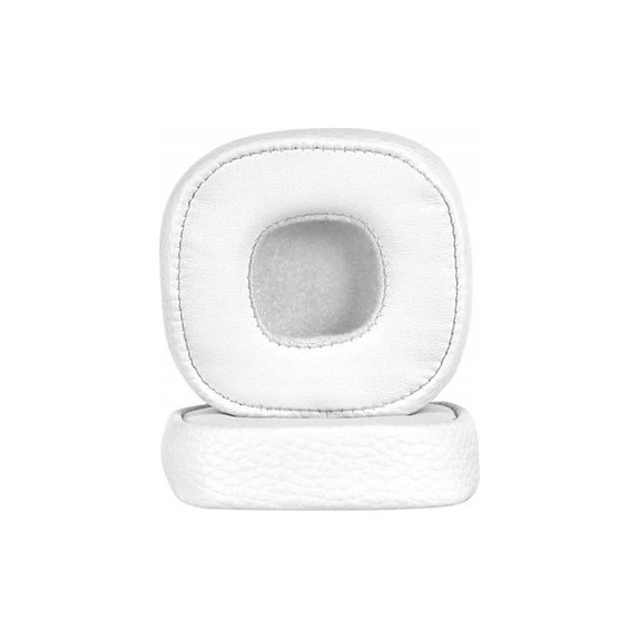 Coussinets de rechange pour Marshall Major IV, Mousse à mémoire + cuir PU, Blanches, 1 Paire