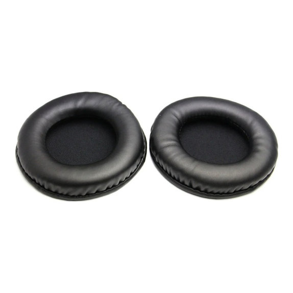 Coussinets de rechange pour Philips SHM1900, SHP1900, Mousse à mémoire + cuir PU, Noires, 1 Paire