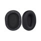Coussinets de rechange pour Razer Blackshark V2, V2X, V2 Pro, V2 SE, Mousse à mémoire + Textile, Noires, 1 Paire