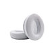 Coussinets de rechange pour Sennheiser HD300, 300BT, 4.50BTNC, Mousse à mémoire + cuir PU, Blanches, 1 Paire