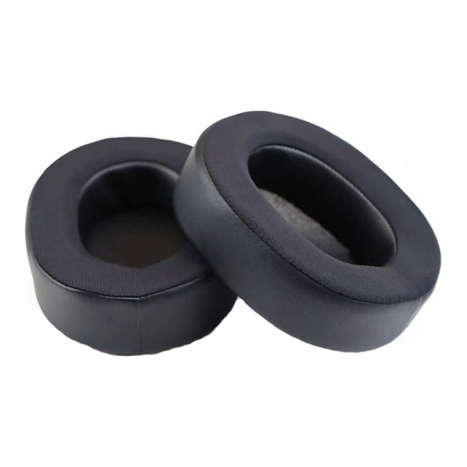 Coussinets de rechange pour Sony WH-1000XM5, Mousse à mémoire + Néoprène, Noires, Gel Rafraîchissant, 1 Paire