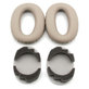 Coussinets de rechange pour Sony WH-1000XM3, Mousse à mémoire + cuir PU, Beiges, 1 Paire