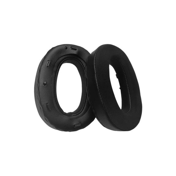 Coussinets de rechange pour Sony WH-1000XM2, Mousse à mémoire + Néoprène, Noires, Gel Rafraîchissant, 1 Paire