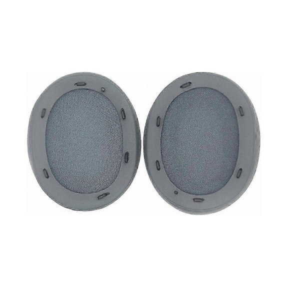 Coussinets de rechange pour Sony WH-ULT900N, Mousse à mémoire + cuir PU, Grises, 1 Paire