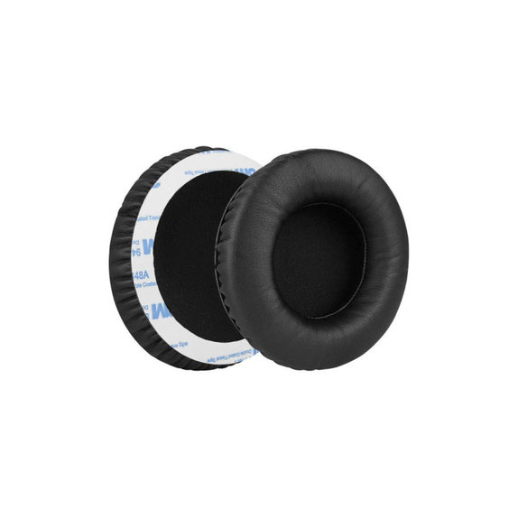 Coussinets de rechange pour SteelSeries Siberia 200, V1, V2, V3 Prism, Mousse à mémoire + cuir PU, Noires, 1 Paire
