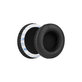 Coussinets de rechange pour SteelSeries Siberia 200, V1, V2, V3 Prism, Mousse à mémoire + cuir PU, Noires, 1 Paire