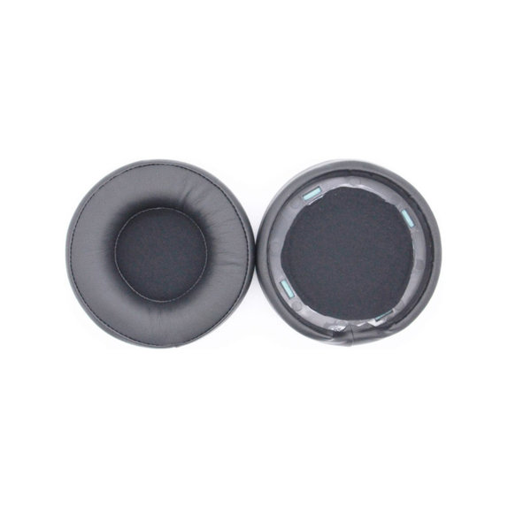 Coussinets de rechange pour SteelSeries Siberia 650, Mousse à mémoire + cuir PU, Noires, 1 Paire