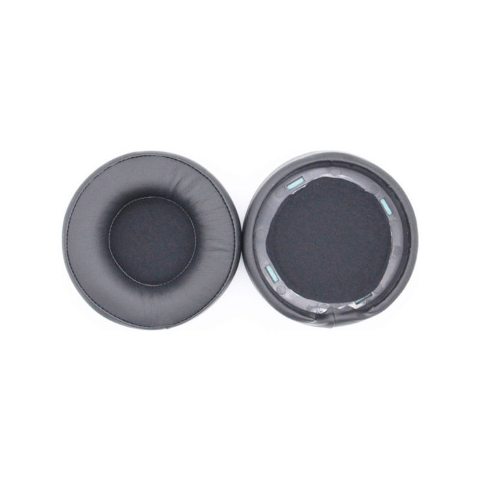 Coussinets de rechange pour SteelSeries Siberia 650, Mousse à mémoire + cuir PU, Noires, 1 Paire