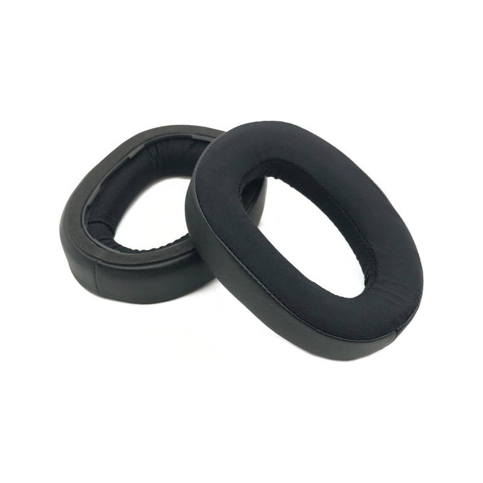 Coussinets de rechange pour Sennheiser GSP500, GSP600, Mousse à mémoire + cuir PU, Noires, Gel Rafraîchissant, 1 Paire
