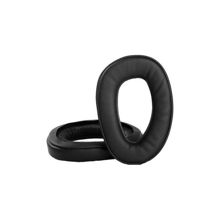 Coussinets de rechange pour Sennheiser GSP300, GSP350, GSP370, Mousse à mémoire + cuir PU, Noires, Gel Rafraîchissant, 1 Paire