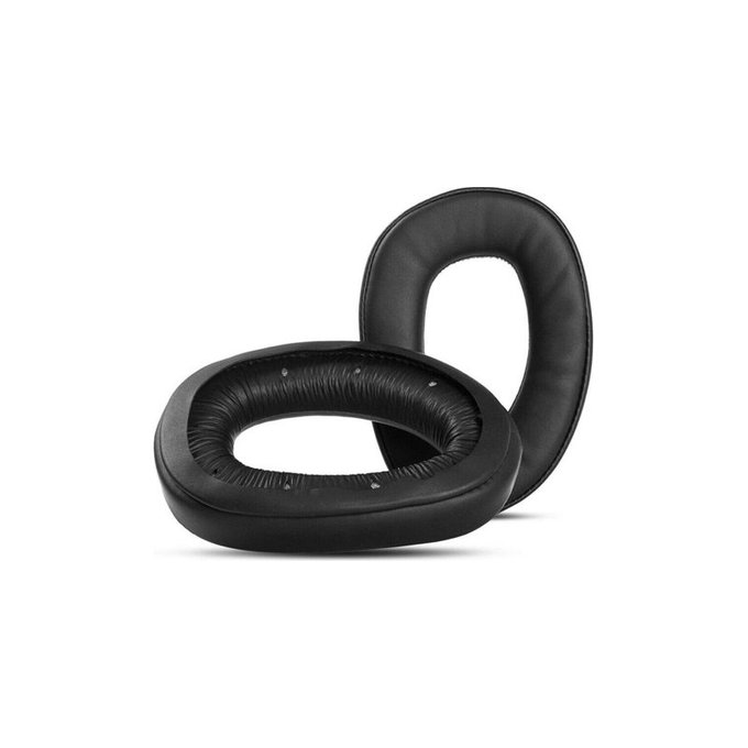 Coussinets de rechange pour Sennheiser GSP300, GSP350, GSP370, Mousse à mémoire + cuir PU, Noires, Gel Rafraîchissant, 1 Paire