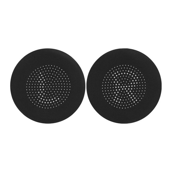 Coussinets de rechange pour Jabra Evolve 75, 75+, UC, MS, Mousse à mémoire + cuir PU, Noires, Gel Rafraîchissant, 1 Paire