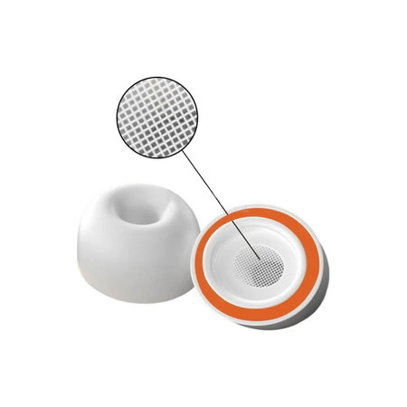 Embouts en silicone de rechange pour Apple AirPods 1, 2 Pro, M, Mousse à mémoire, Blanches