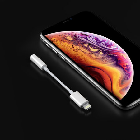 Adaptateur Smart Jack 3,5mm / Lightning, blanc, Devia