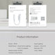Adaptateur Smart Jack 3,5mm / Lightning, blanc, Devia