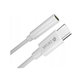Adaptateur Smart Jack 3,5mm / USB-C, blanc, Devia