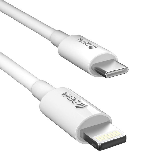 Câble Lightning / USB-C Smart, PD 27W, 2m, blanc, Devia