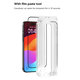 Verre trempé FullCover avec applicateur pour iPhone 15, Devia