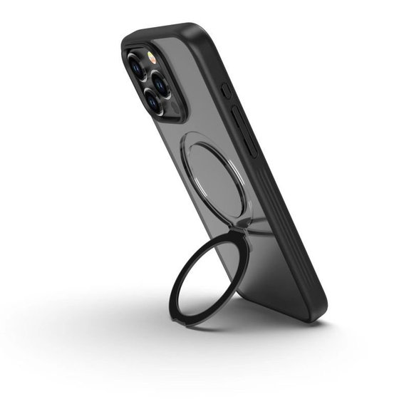 Coque Delight avec MagSafe pour iPhone 15 Pro Max, Noire, Devia
