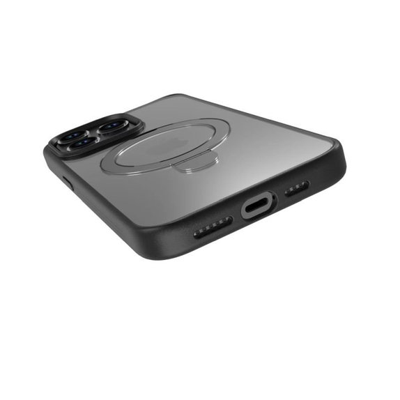Coque Delight avec MagSafe pour iPhone 15 Pro Max, Noire, Devia