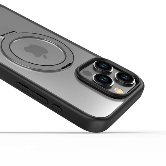 Coque Delight avec MagSafe pour iPhone 15 Pro Max, Noire, Devia