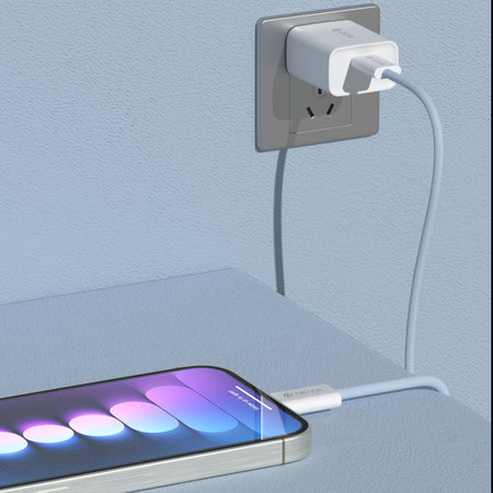 Câble USB-C / USB-C Smart, PD 60W, 1m, blanc, Devia