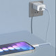 Câble USB-C / USB-C Smart, PD 60W, 1m, blanc, Devia