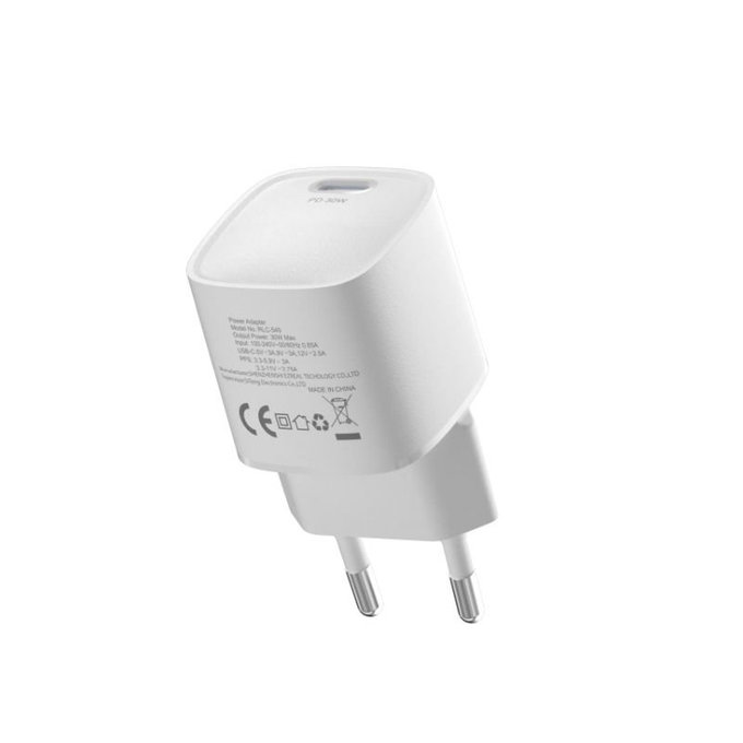Adaptateur de charge Mini USB-C, PD 30W, blanc, Devia