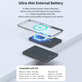 PowerBank MagSafe Extreme Speed Mini avec écran, PD 20W, 5000mAh, Space Grey, Devia