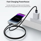 Câble Lightning / USB Gracious, 2,4A, 1m, noir, Devia