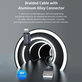 Câble Lightning / USB Gracious, 2,4A, 2m, noir, Devia