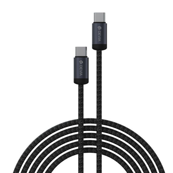 Câble USB-C / USB-C Gracious, PD 60W, 2m, noir, Devia