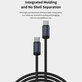 Câble USB-C / USB-C Gracious, PD 60W, 2m, noir, Devia