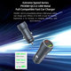 Chargeur voiture Extreme Speed USB-C + USB-A, PD 30W, QC 3.0 18W, gris, Devia