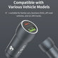 Chargeur voiture Extreme Speed USB-C + USB-A, PD 30W, QC 3.0 18W, gris, Devia