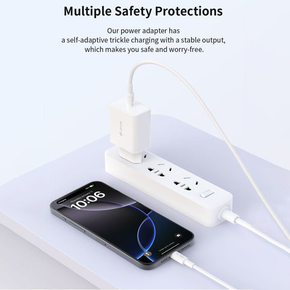 Adaptateur de charge Rocket USB-C, PD 45W, blanc, Devia