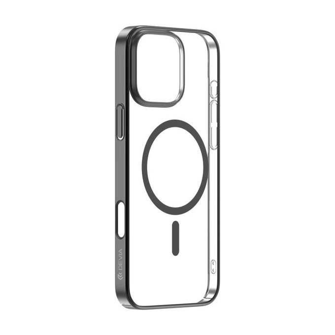 Coque Glimmer avec MagSafe pour iPhone 16 Pro, Noire, Devia