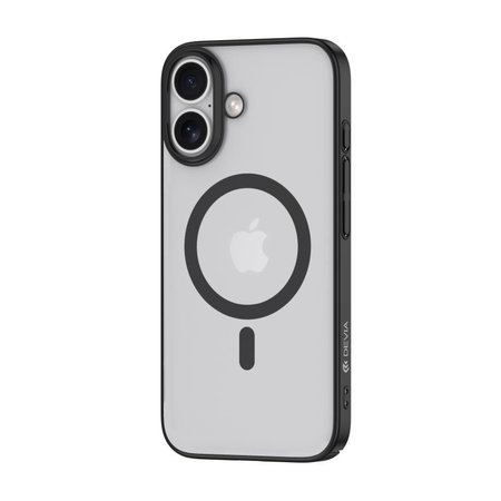 Coque Glimmer avec MagSafe pour iPhone 16 Plus, Noire, Devia