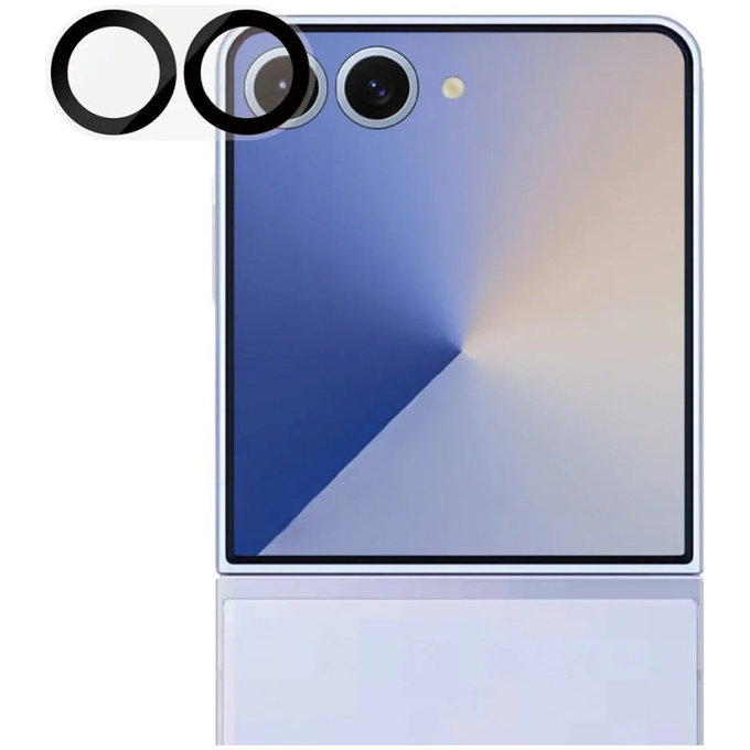 Protection d’objectif photo PicturePerfect pour Samsung Z Flip7, Noir, PanzerGlass