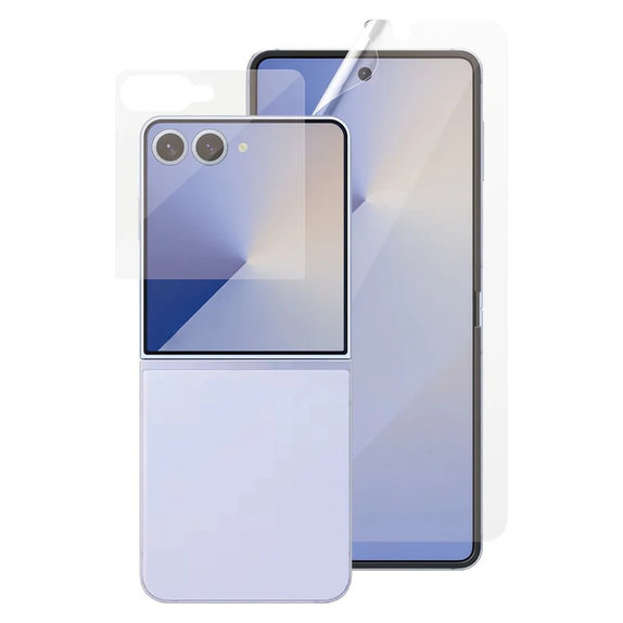 Film de protection UWF et verre trempé pour Samsung Galaxy Z Flip7, Clair, PanzerGlass