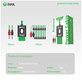 Câble d'alimentation de démarrage Android, 16-en-1, 2UUL PW04