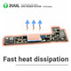 Pad thermique pour CPU, refroidissement, 2UUL SC09, 17x15x1.5mm