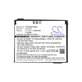 Batterie pour Becker HJS 100, HJS100, Li-Ion, 3.7V, 900mAh, HQ